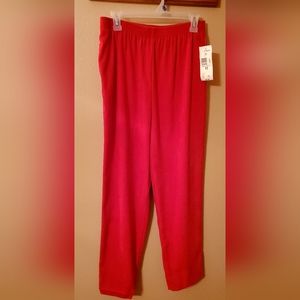 Allison Daley Red Pants, Size 12, New